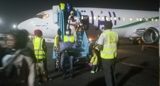 NEMA Receives Another Batch Of 175 Stranded Nigerians From Libya