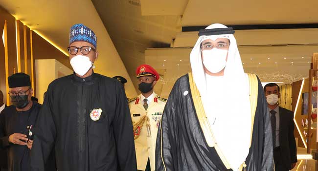 Buhari Arrives In Dubai For Expo 2020