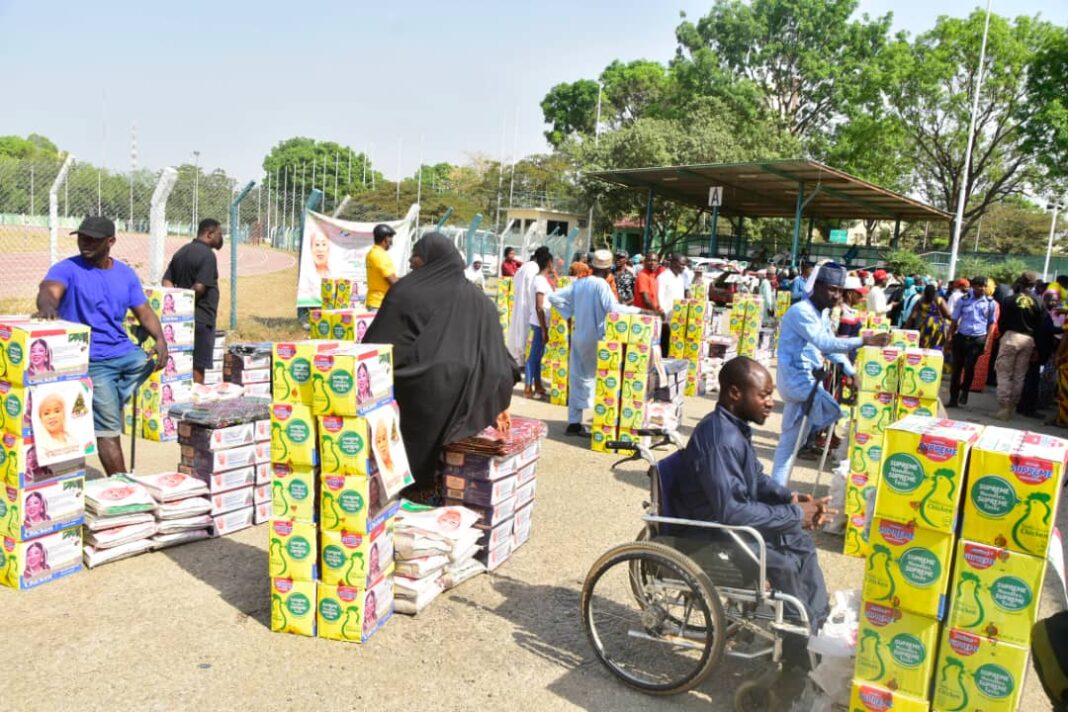 FCT minister of State pays hospital bills of triplet, donates items to 600 nursing mothers