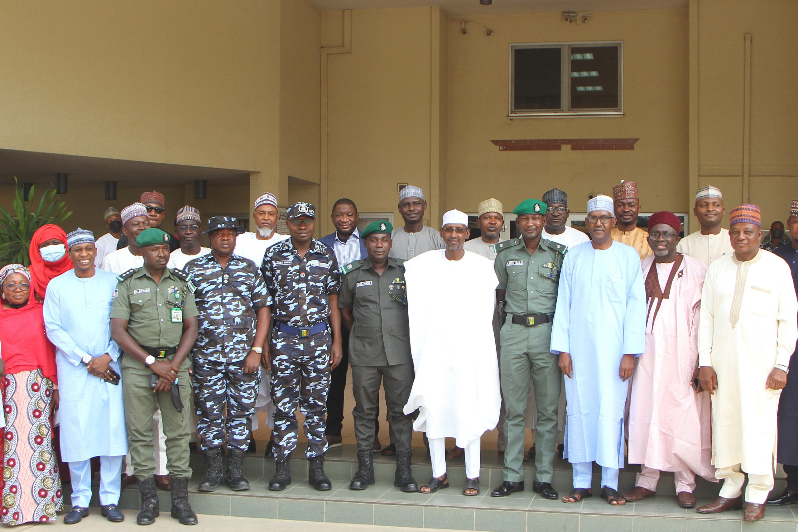 Bello charges Nigerians to show  love for country, as he decorates security details with new ranks