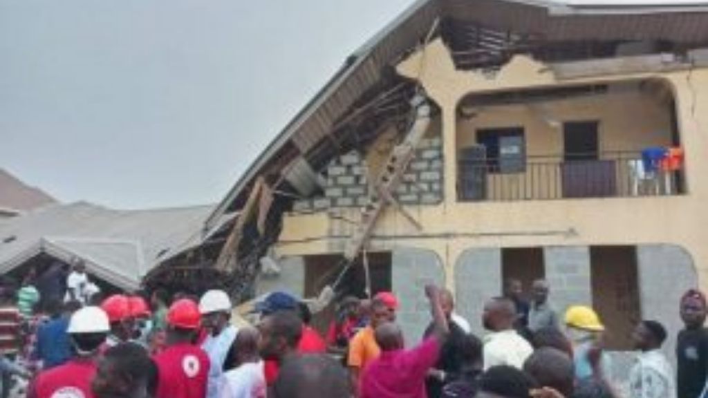Church building collapses in Delta, kills 10