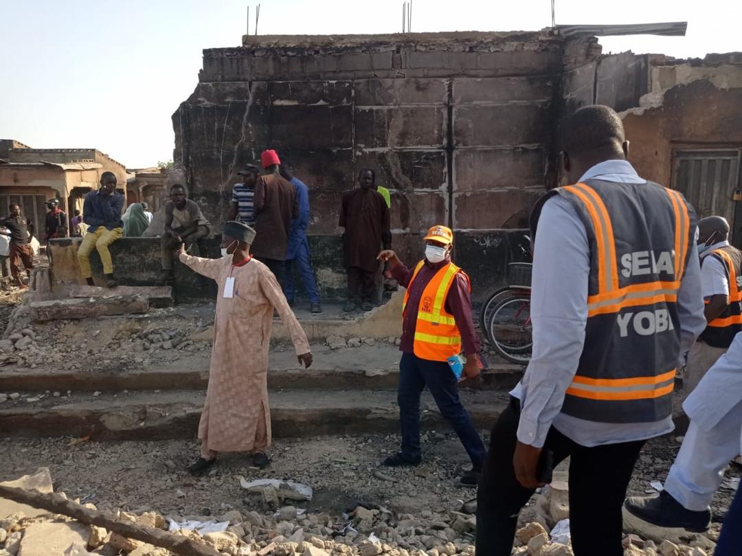 Nguru market inferno: Farouq sympthatizes, promises FG support  for victims who lose goods worth millions of naira