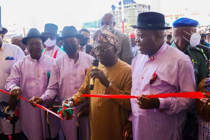 Bayelsa : PDP national chairman commissions media complex, named after nationalist, Ikoli