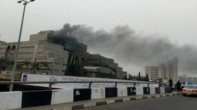 Fire Guts Ministry of Finance Building in Abuja