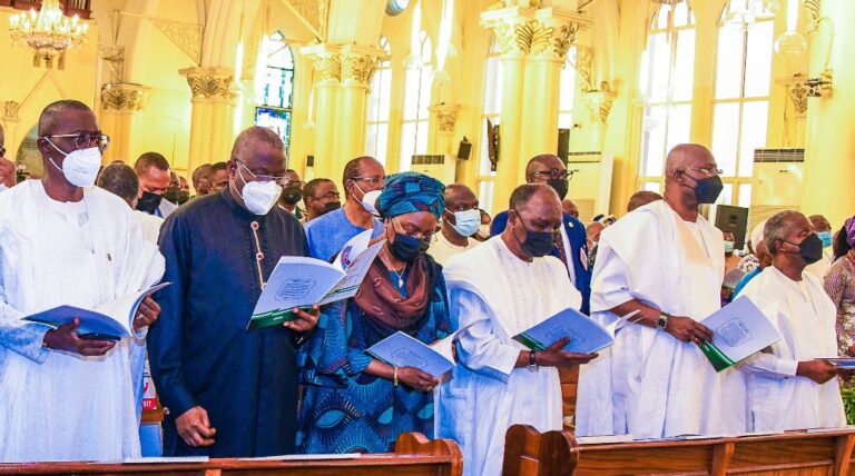 Osinbajo, Sanwo-Olu, Gowon, Jonathan, Others Attend Shonekan’s Funeral