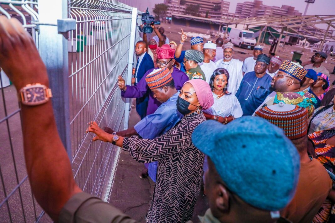 APC Convention: Chairman And Members Of Venue/Site Servicing Committee Inspect Eagle Square