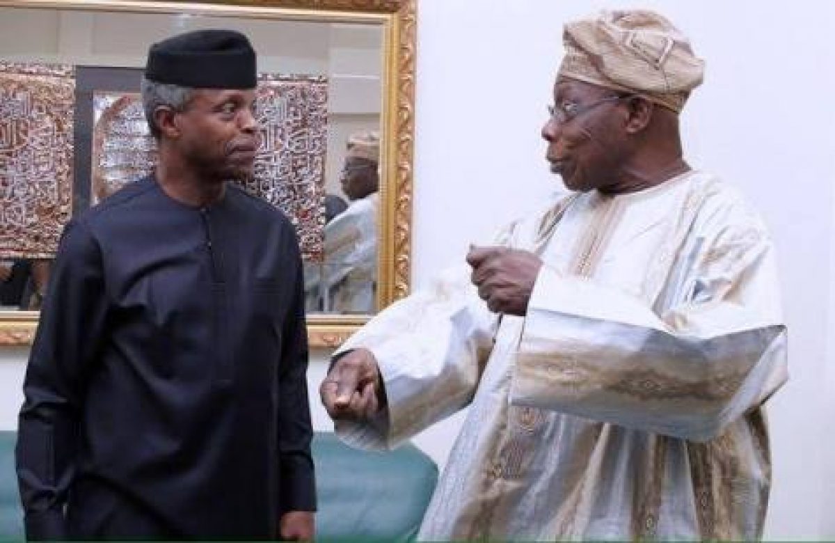 Osinbajo Visits Obasanjo Days After APC Convention