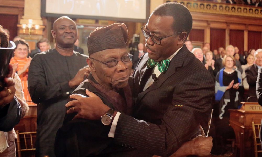 AfDB Boss celebrates former President Obasanjo at 85