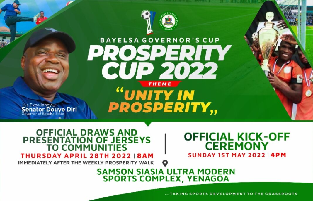 Prosperity cup: Gov. Diri to present kits on Thursday