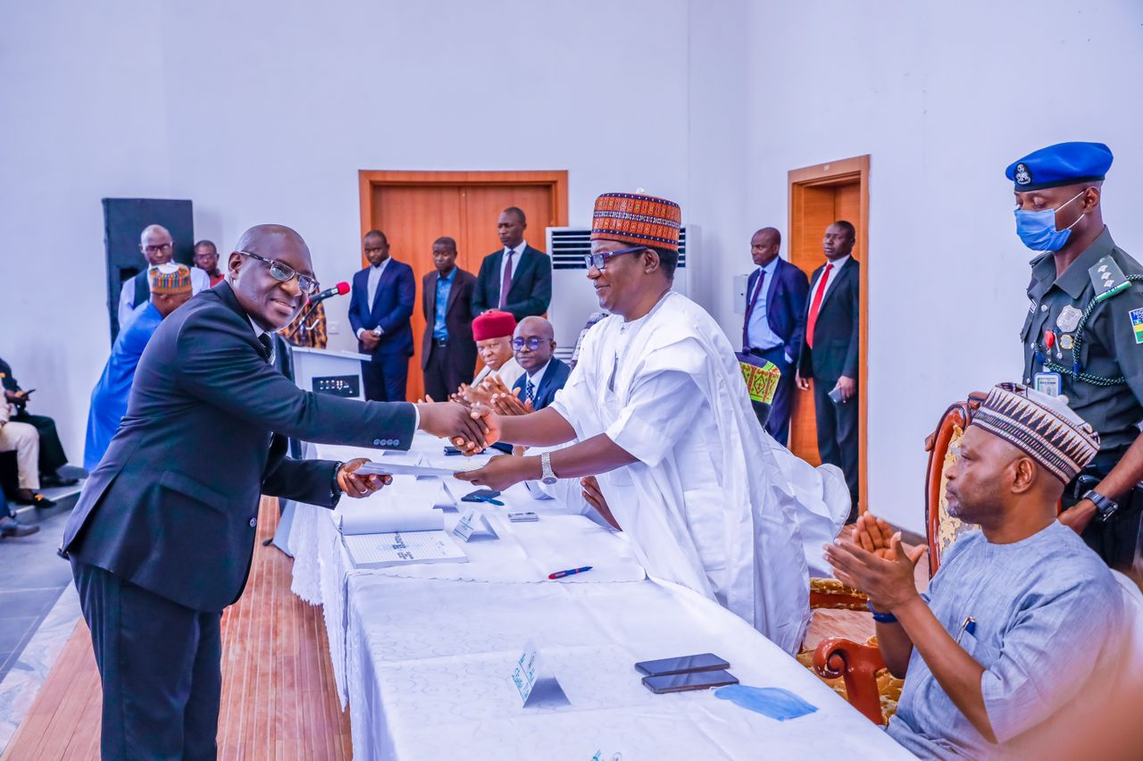 Resist Pressure To Compromise The Judiciary Governor Lalong Charges New Chief Judge Of Plateau State