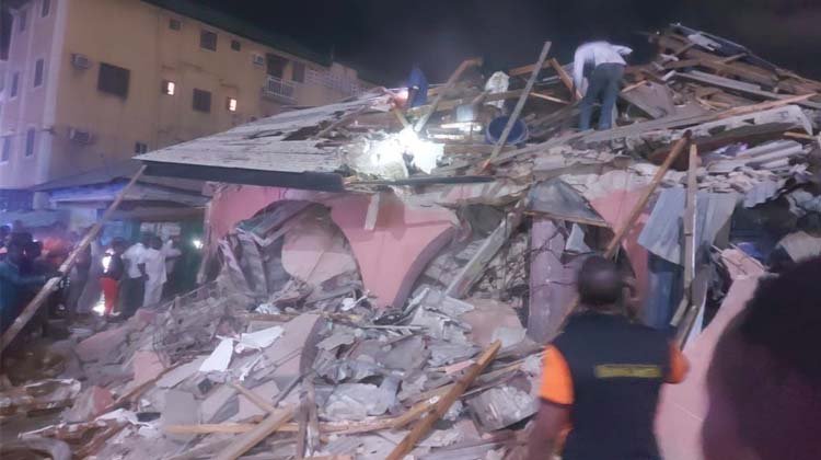 Updated: Death Toll in Lagos Building Collapse Rises to 10