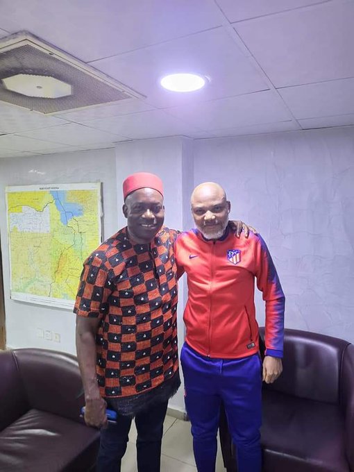 Soludo visits Nnamdi Kanu in Detention, Discuss Insecurity in South-East