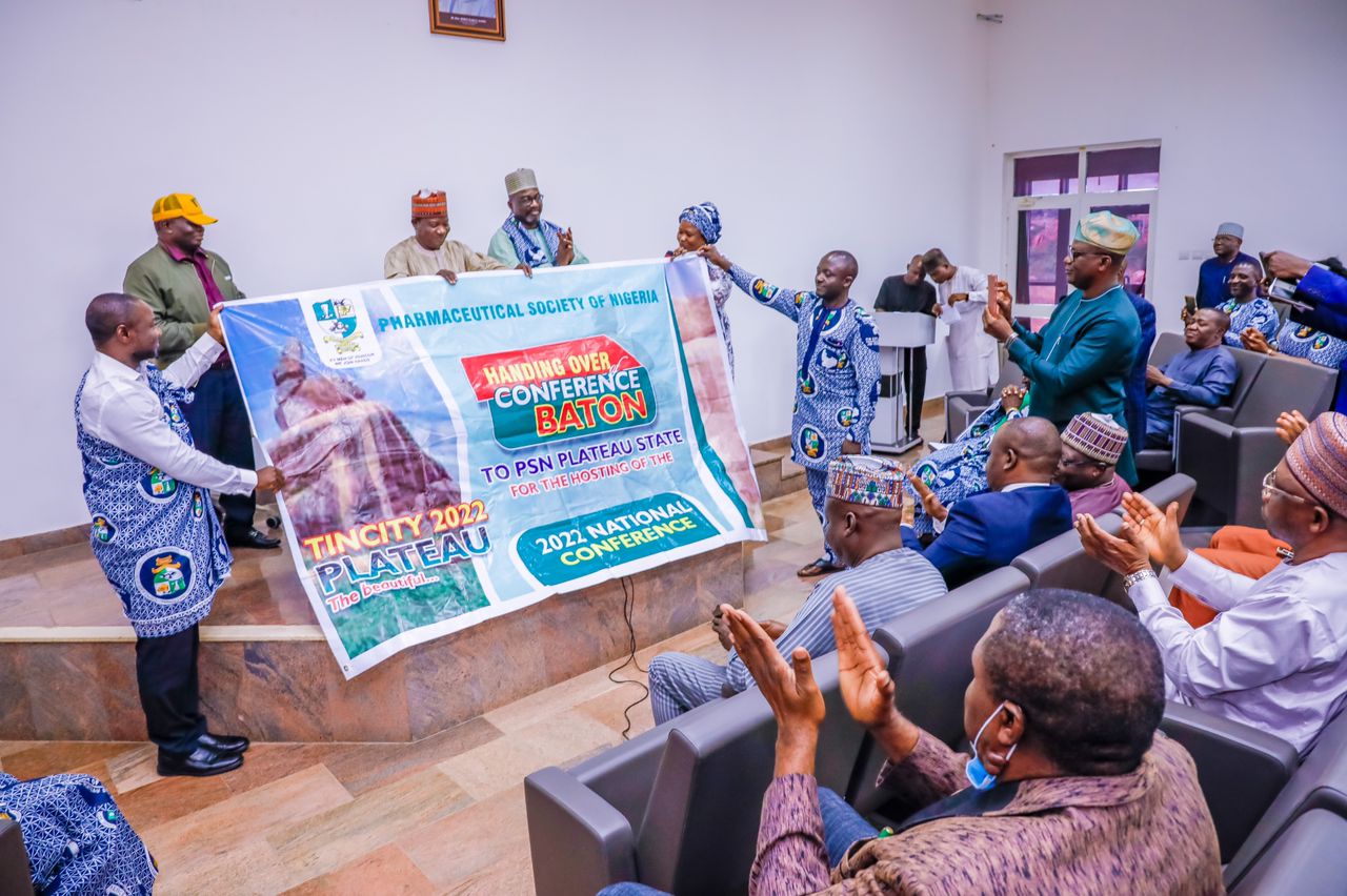 Plateau To Host 5,000 Pharmacists As Governor Lalong Pledges Support For PSN National Conference “Tin City 2022”.
