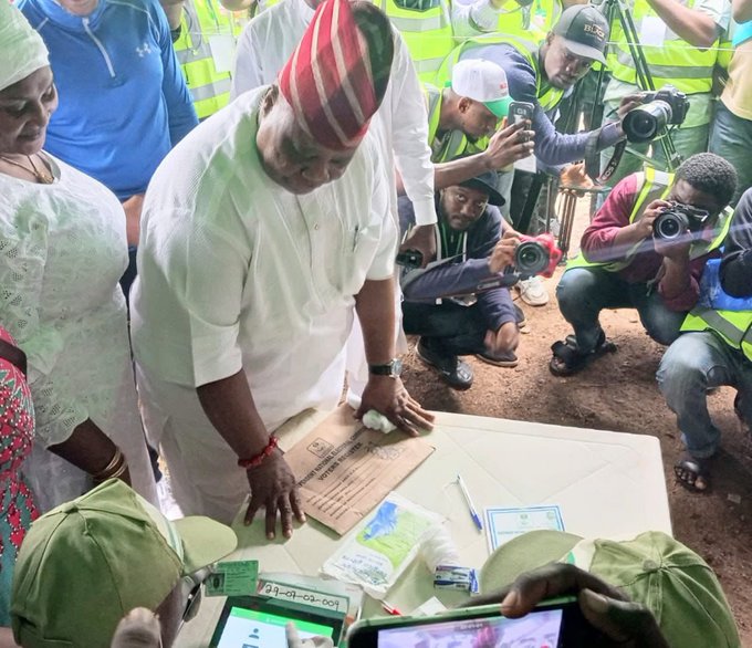 Adeleke Wins Polling Unit