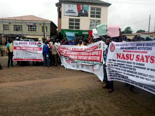 ASUU Strike: Protests Rock Different States in Nigeria, as NLC Fulfils promise