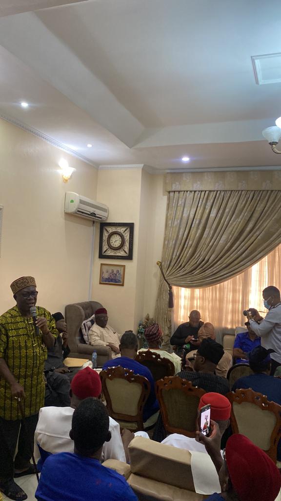 Peter Obi meets Afenifere leader, Ayo Adebanjo