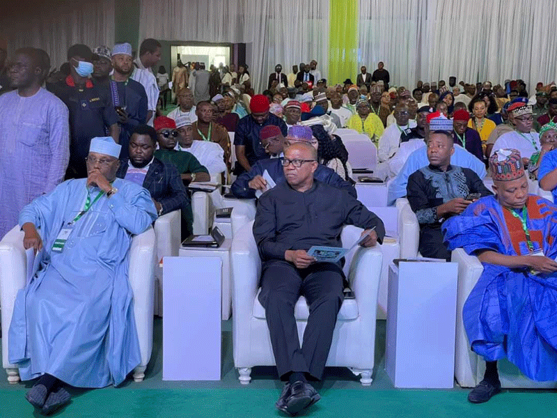 2023: Tinubu Absent As Other Presidential Candidates Sign Peace Accord