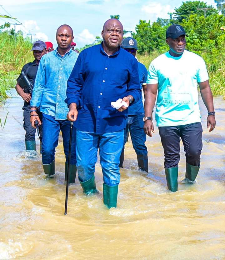 Flooding Gov Diri Standing Tall With Bayelsa People Daybreak Politics Entertainment Sport