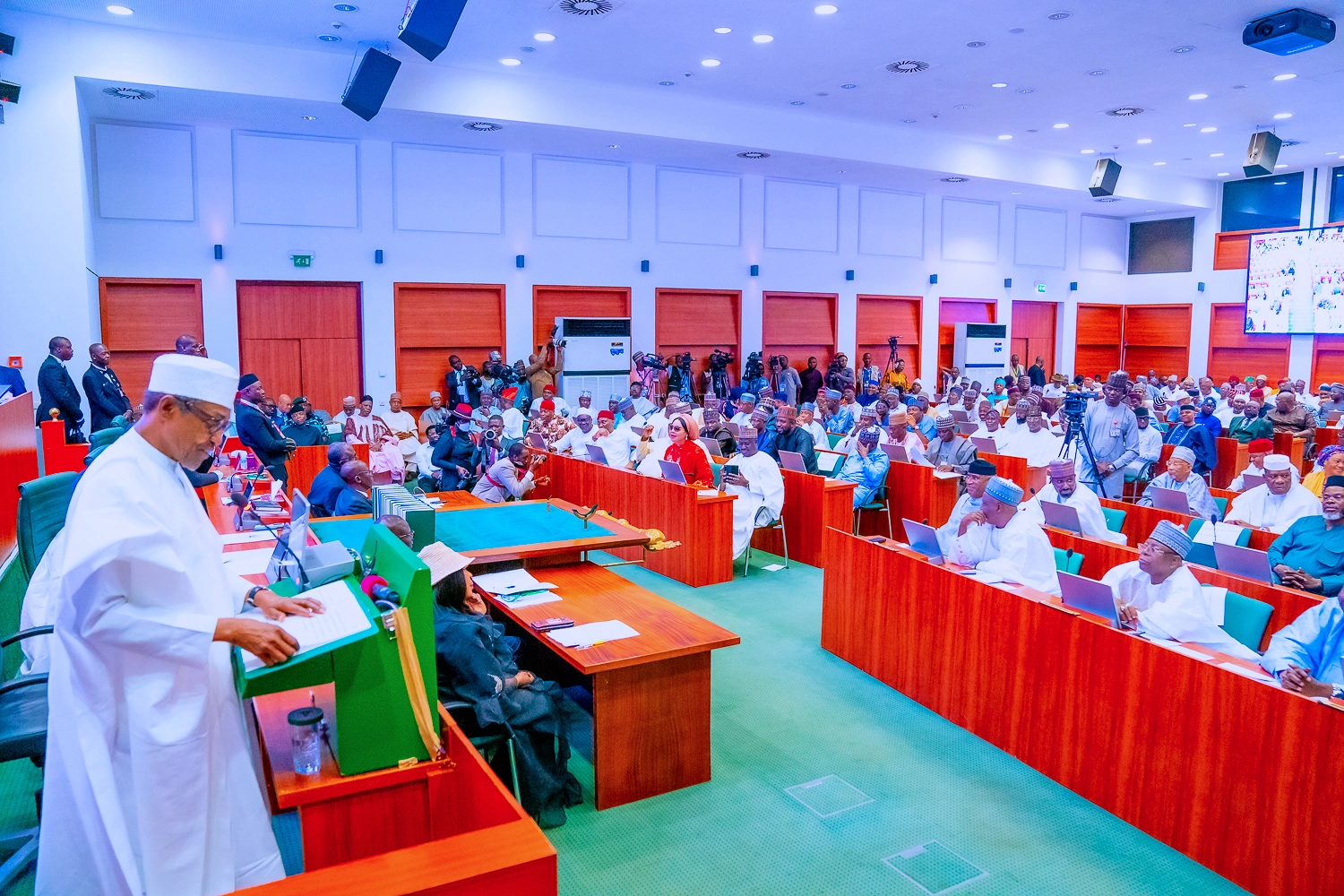 Buhari Presents 2023 Budget Proposal To National Assembly