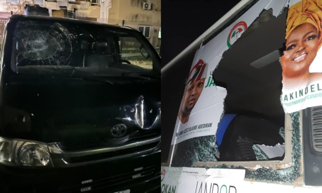 Police Probe Attack on Lagos PDP Guber Candidate’s Campaign Train