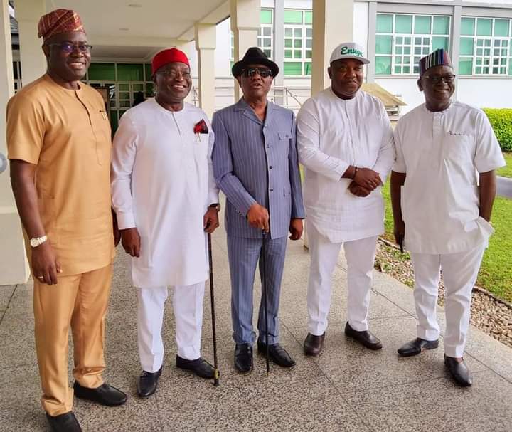 2023: Wike, Other PDP Govs Meet in Enugu