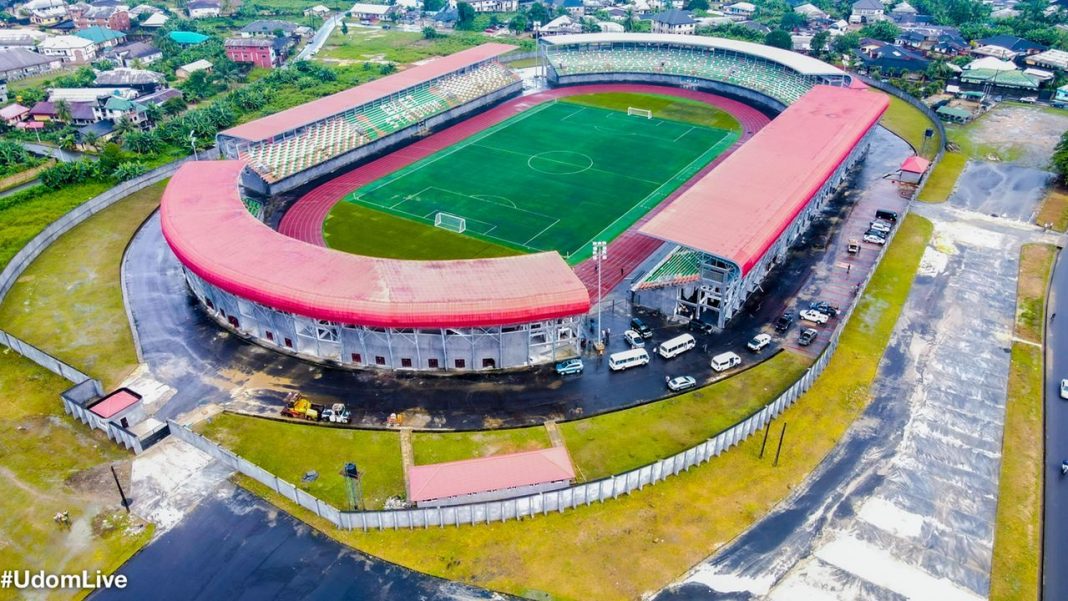 A’Ibom Sports Commissioner lauds Gov Emmanuel, contractors of new Eket Stadium