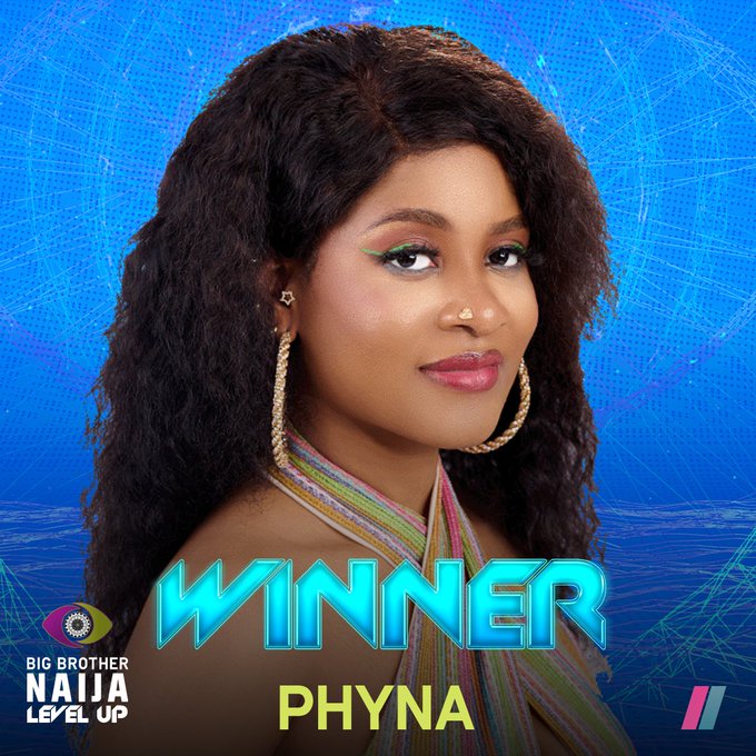 #BigBrotherNaijaS7: Phyna wins Big Brother Naija Level Up Edition