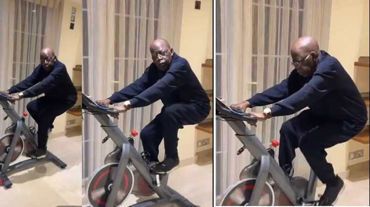 2023: Tinubu Shares Workout Video, Debunks Withdrawal/Death Rumours