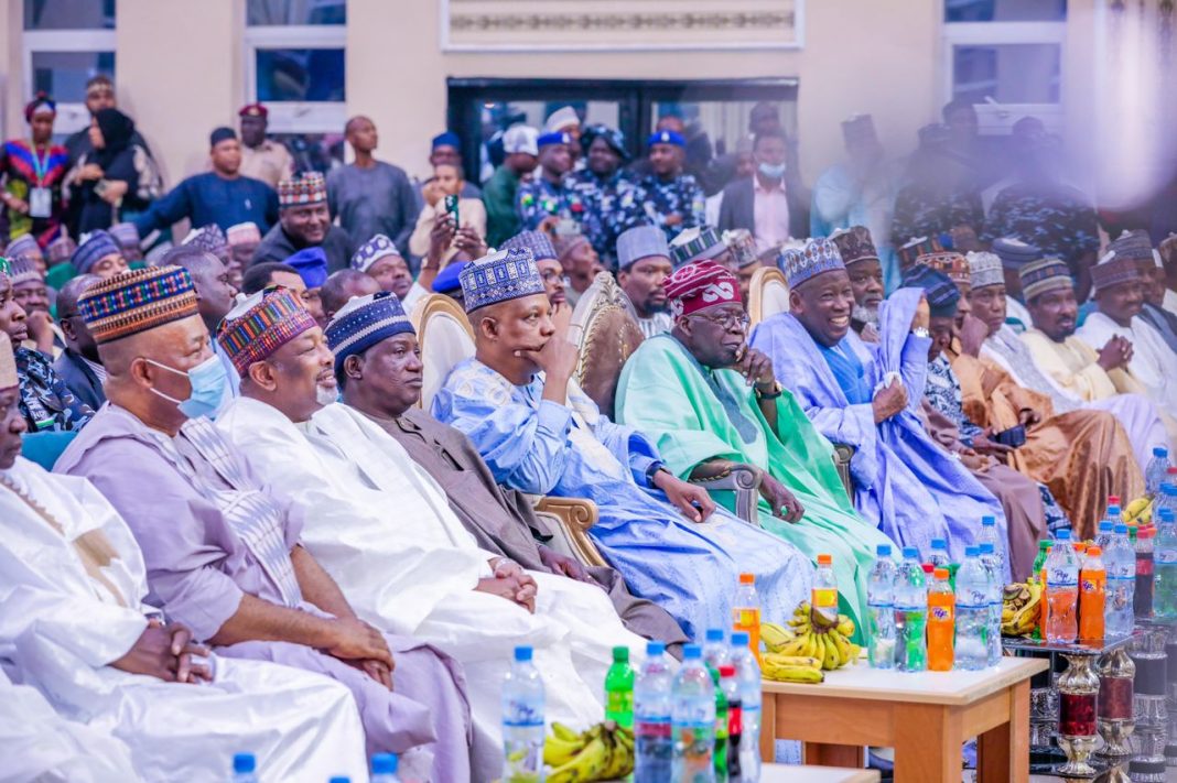 Tinubu, Shettima, Lalong In Kano; Meet Kannywood And APC Support Groups