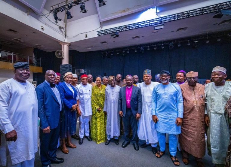 2023: Tinubu’s Discussion With CAN Leaders In Abuja