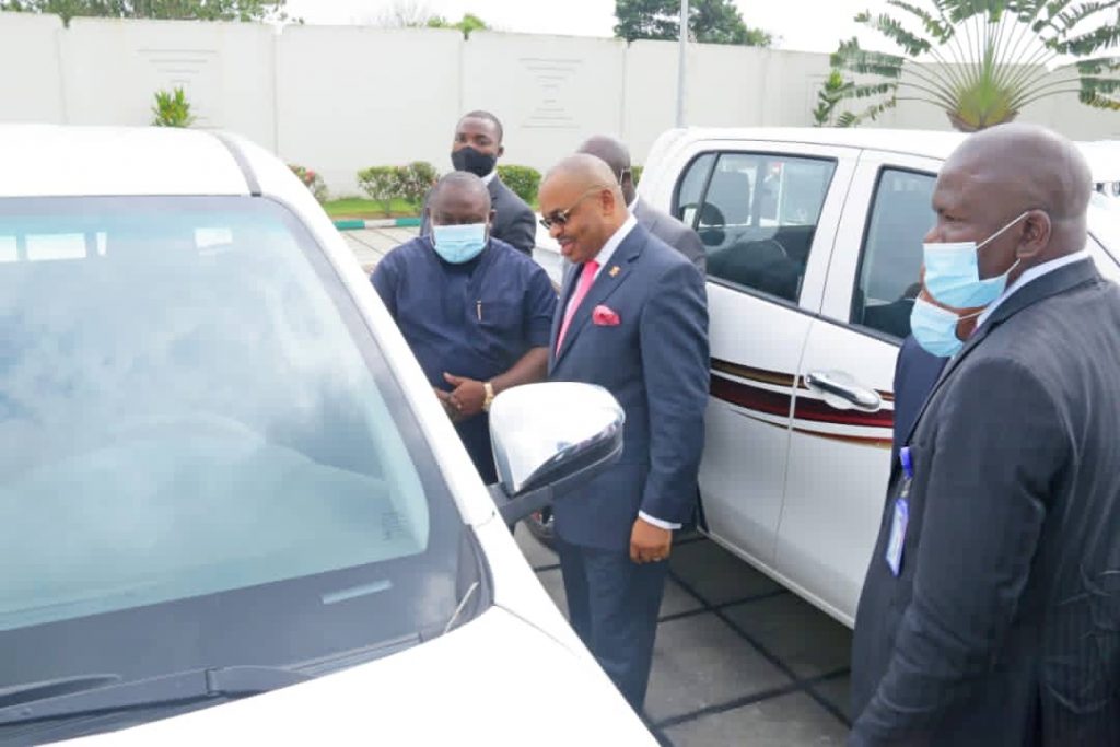 Encomiums trail A’Ibom Govt Donation of More Patrol Trucks, Gadgets to Security Agencies