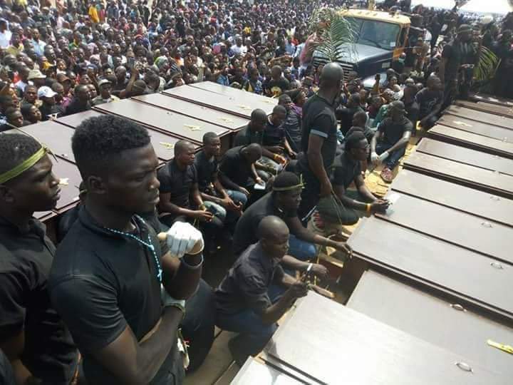 Tears & Agony as Victims Of Kaduna Attack Buried