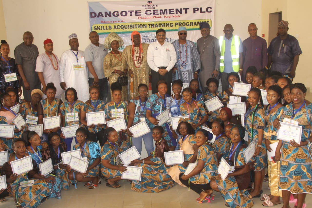 Dangote Cement Graduates 40 Women in Fashion Design Skill Acquisition