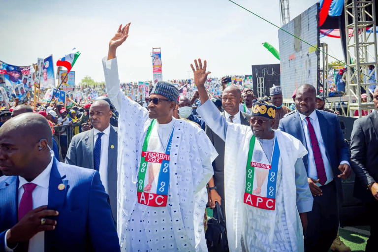 Buhari, Tinubu Arrives Sokoto For A One Day Campaign Rally Buhari, Tinubu Arrives Sokoto For A One Day Campaign Rally