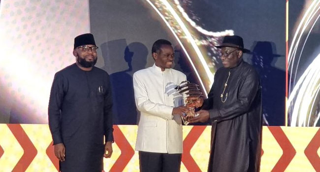 Goodluck Jonathan bags peace award in Rwanda