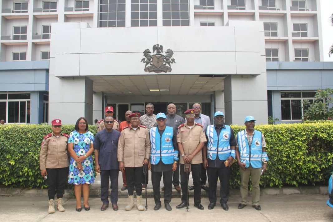 FRSC lauds A’Ibom on good roads, decorates Works Commissioner as Honorary Special Marshall