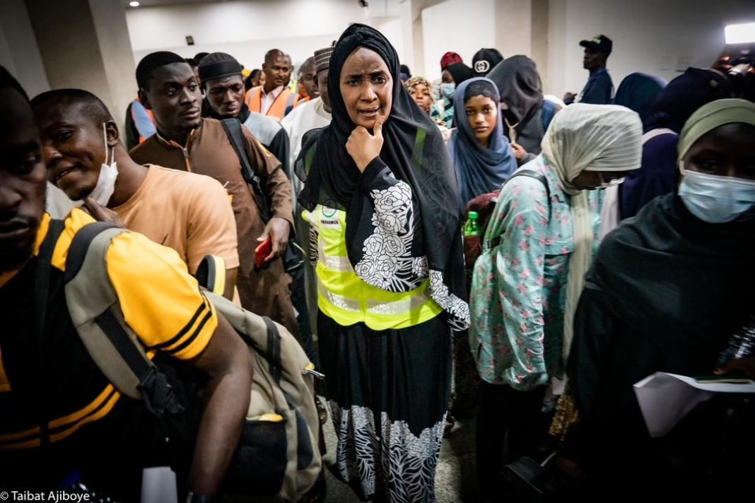 376 Nigerians stranded in Sudan arrive Nigeria safely