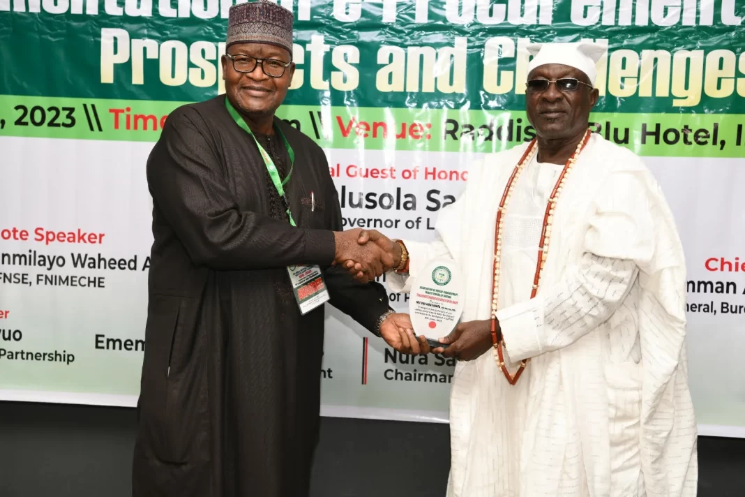 Danbatta Receives APPON Award, Assures of Broadband Support for e-Procurement