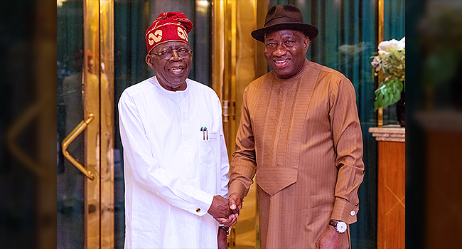 Why I Visited Tinubu In Aso Villa – Jonathan