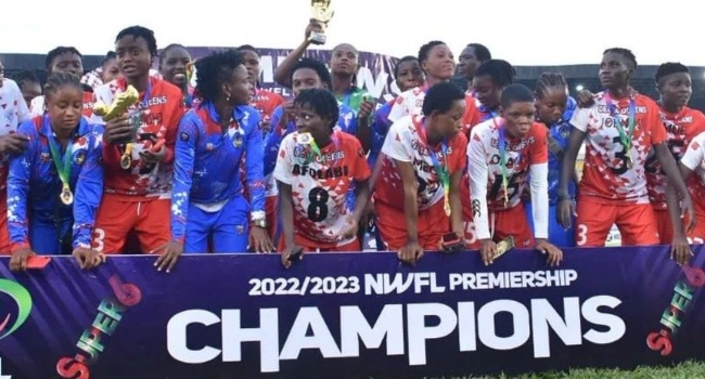 Governor Oborevwori Commends Delta Queens for Nigeria Women’s Football League Victory
