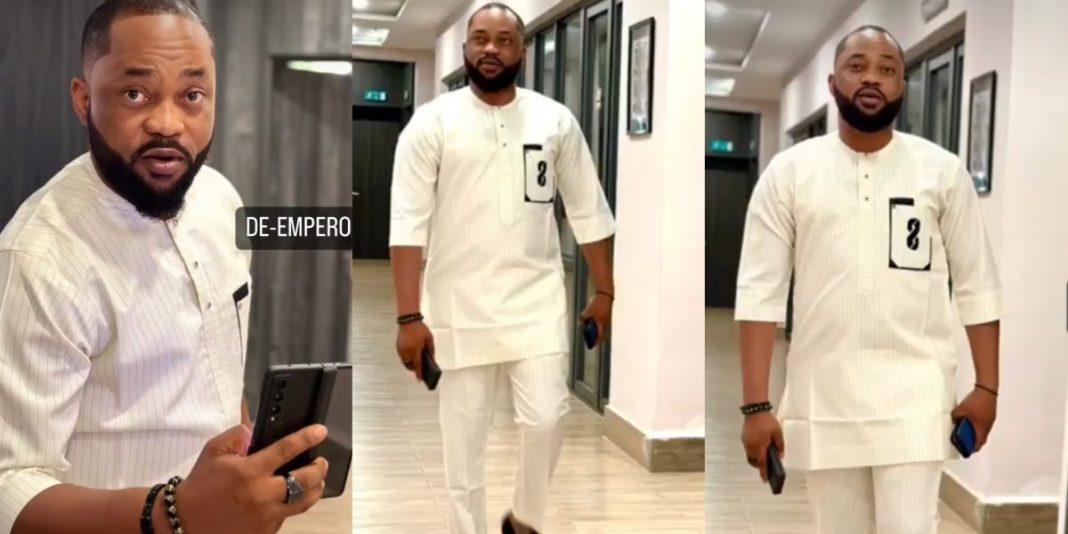 Damola Olatunji faced a question from a fan regarding his constant social media posts after his separation, with the fan asking if he was searching for a new wife.