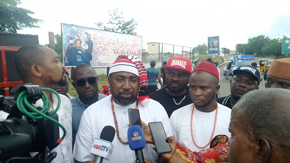 South East Youths protest Against sit-at-home