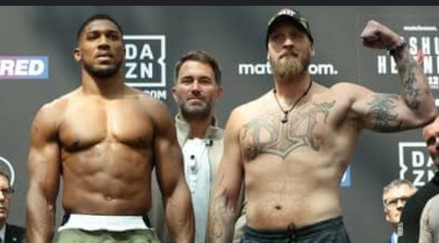 “I’m Going to ‘War’ Against Robert Helenius” – Anthony Joshua
