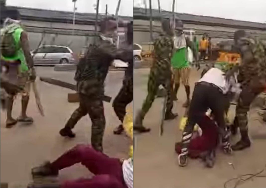 Nigerian Army Raids Lagos Street, Confronts LASTMA Personnel Involved in Soldier Altercation