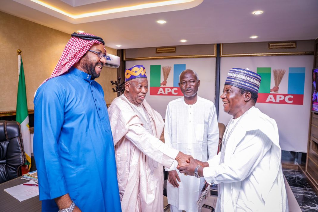 Minister Designate Simon Lalong Visits APC National Chairman; Pledges Support