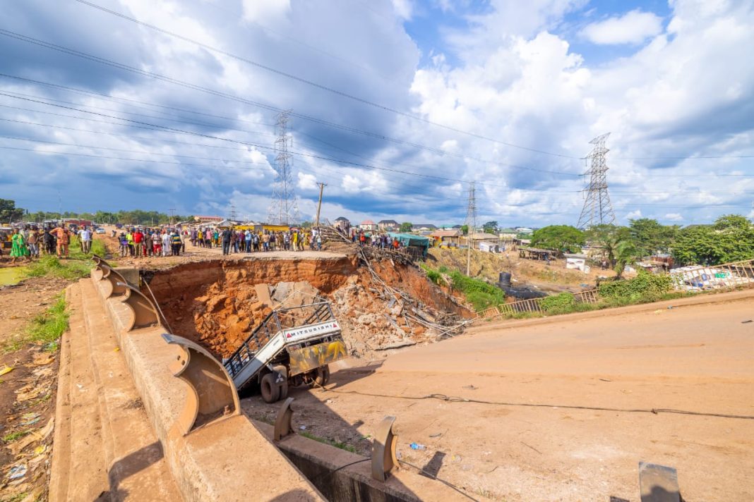 Gov. Mbah Tasks FG on New Road Maintenance Model as Bridge Collapses in Enugu