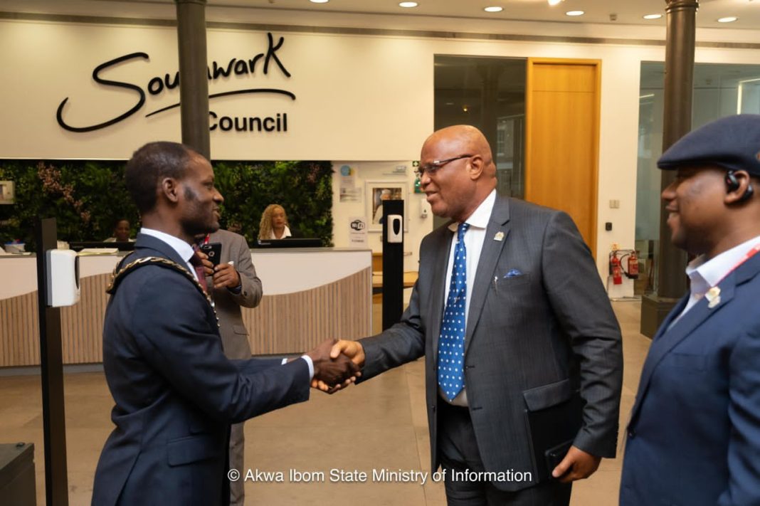 Governor Eno Commends Ibom Air on Maiden Flight to Ghana