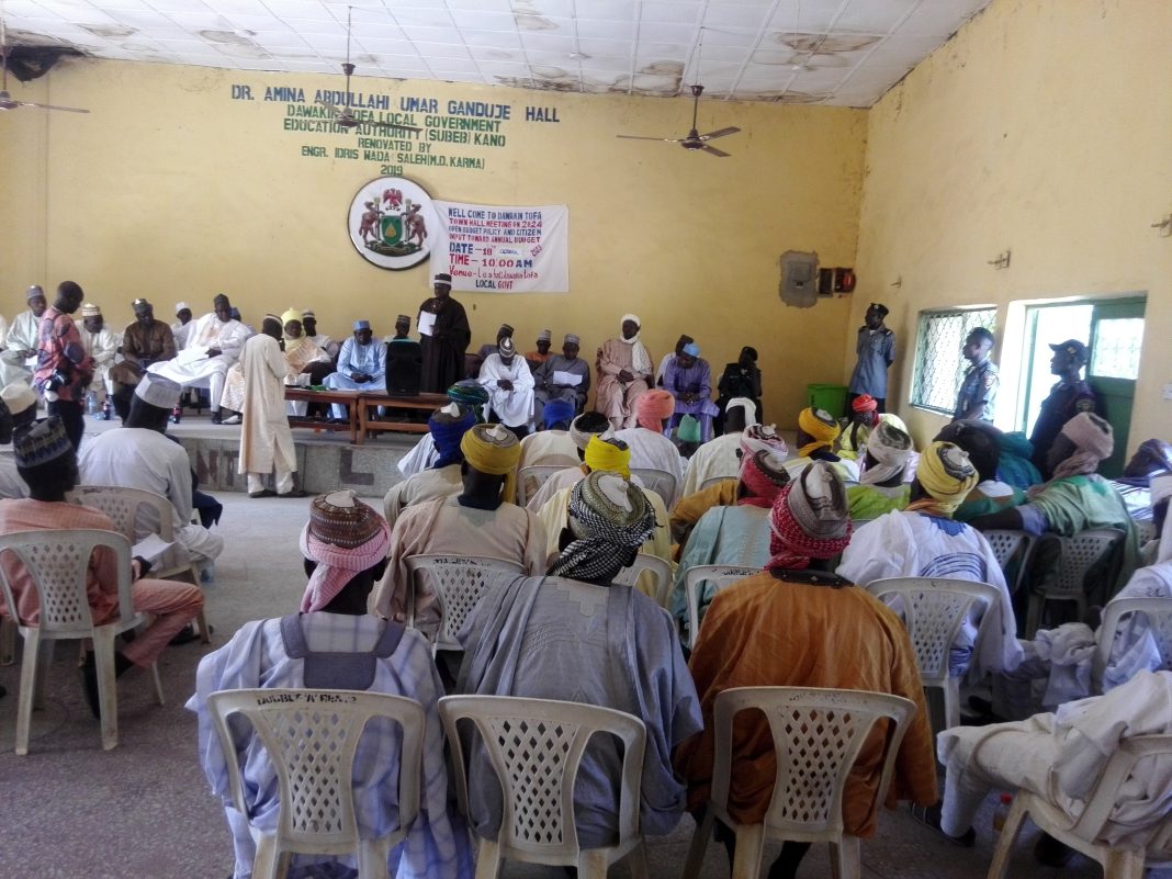 Dawakin Tofa local government organised Town Hall Meeting On 2024 Open Budget Policy.