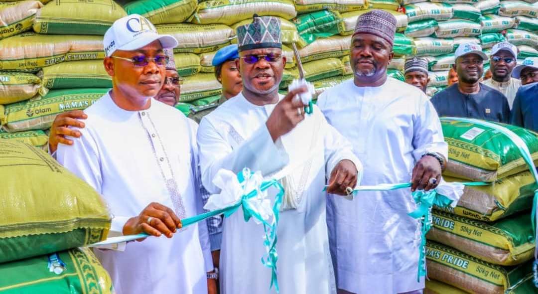 Gov. Bello flags off distribution of state own palliatives