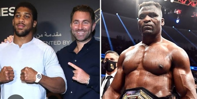 Eddie Hearn Predicts Anthony Joshua Will Defeat Ngannou in 6 Rounds